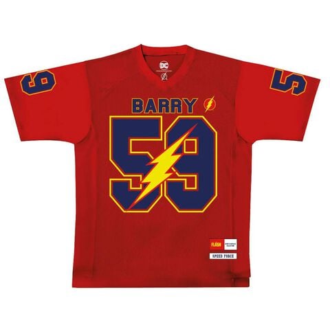 T Shirt Homme Sport Us - Dc Comics - Barry 59 Rouge Taille S